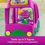 Fisher-Price Barney's World Adventure Bus Push-Along Toy & Barney Figure For Kids, 2 Pieces - Image 5