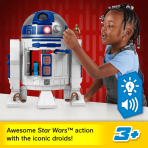 Imaginext Star Wars R2-D2 Toy With Lights Sounds & C-3Po Character Key For Kids - Image 2