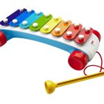 Fisher-Price Classic Xylophone Toddler Pretend Musical Instrument Pull Toy