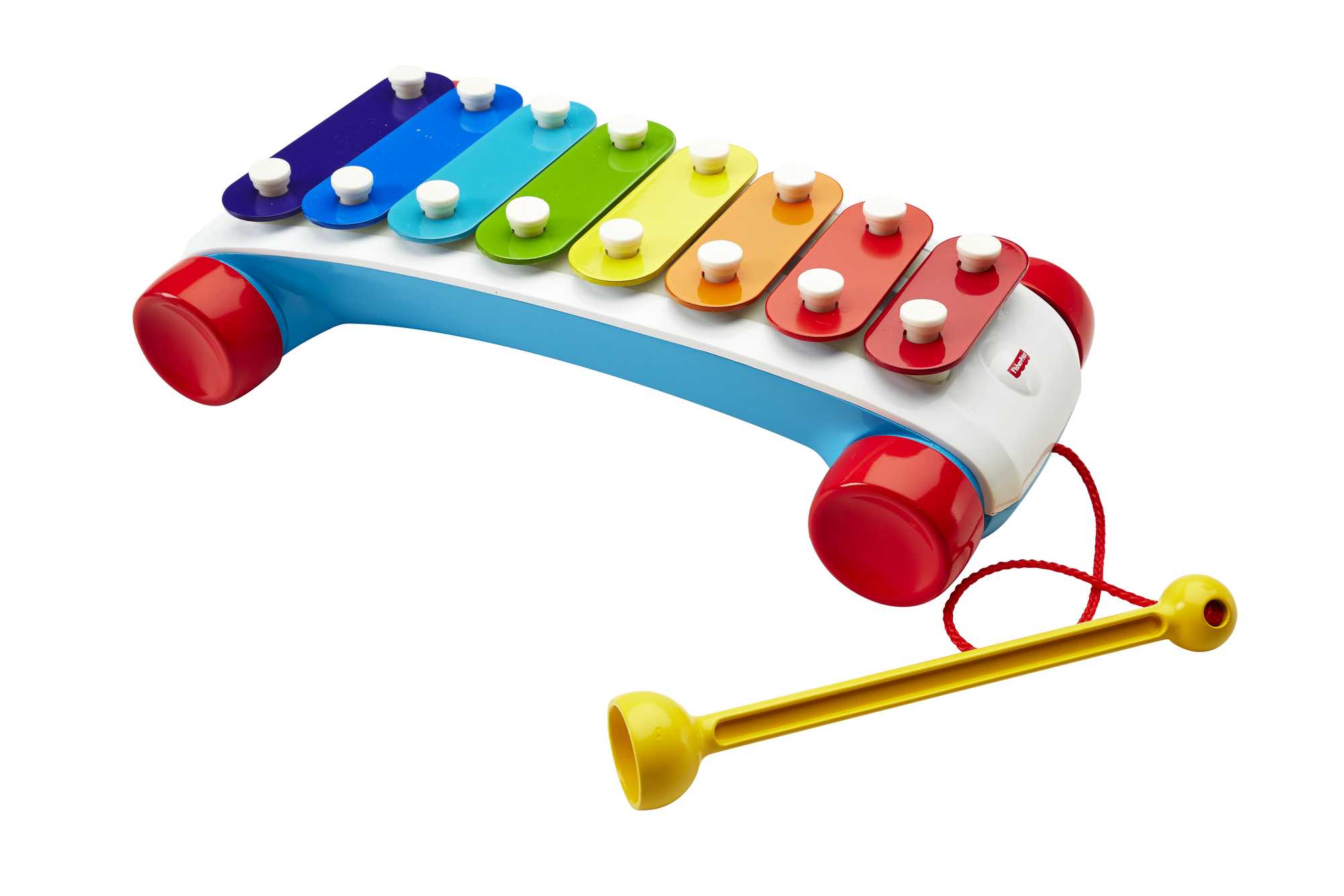 ialqiiqgm9yemx7hjpsh Fisher-Price Classic Xylophone Toddler Pretend Musical Instrument Pull Toy - Image 1