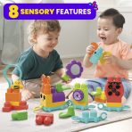 MEGA Bloks Move N Groove Caterpillar Sensory Building Toys For Toddlers 1-3 (30 Pcs) - Image 2