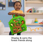 Fisher-Price Little People Forest Friends Carry Case Toddler Playset With Figures, 9 Pieces - Image 3