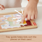 Fisher-Price Wooden Jigsaw Puzzle Music Theme For Toddlers & Preschool Kids, 9 Wood Pieces - Image 3