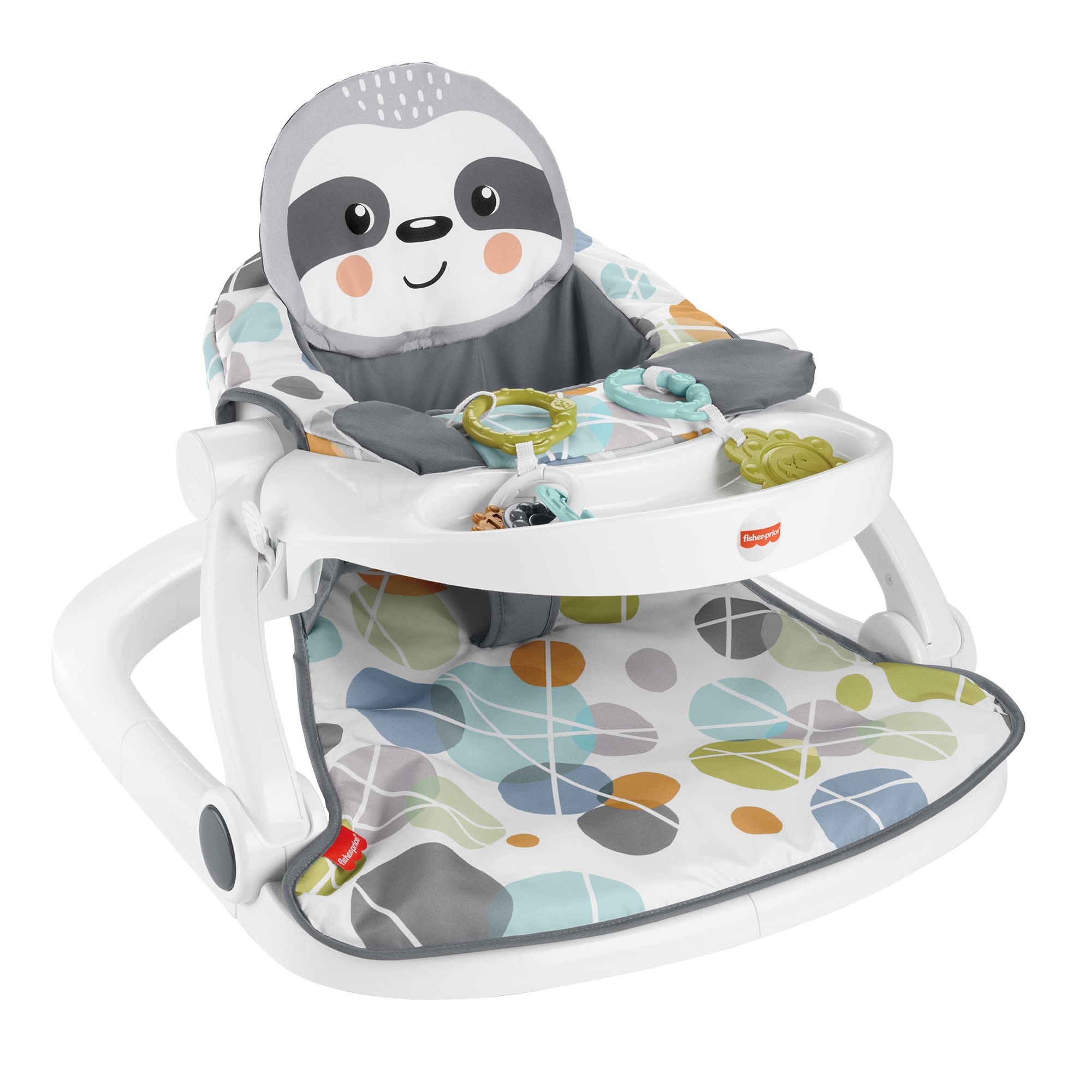 ivn7o8acfg22qqhvxe4l_e28a297c-61f0-4f96-929c-7e9a9afe25ed Fisher-Price Sit-Me-Up Floor Seat With Tray, Portable Baby Chair With Toys, Cute Sloth - Image 1