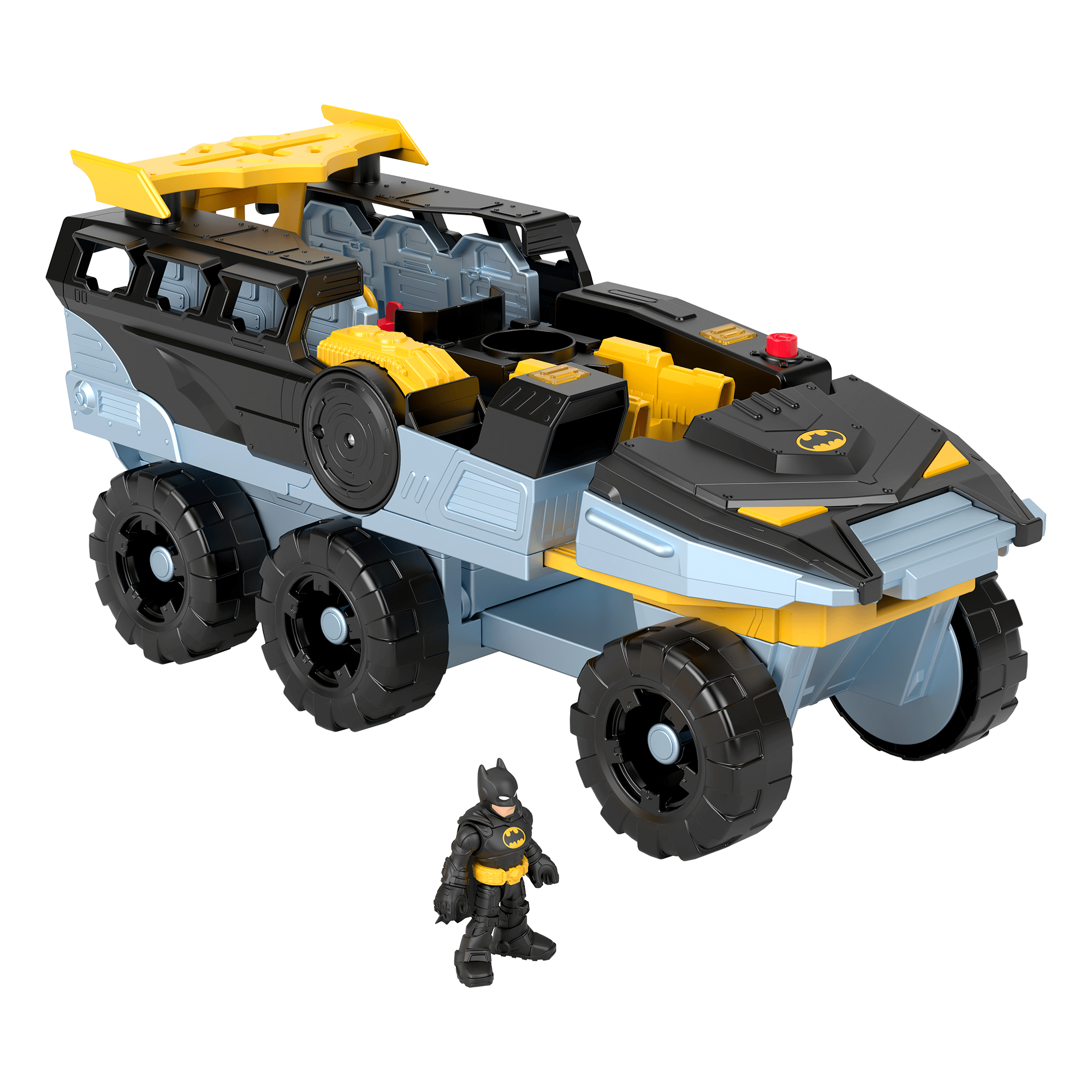 iwsqoakwb96f19ktswig Imaginext DC Super Friends Transforming Bat-Tank With Batman Figure, Lights & Sounds - Image 1