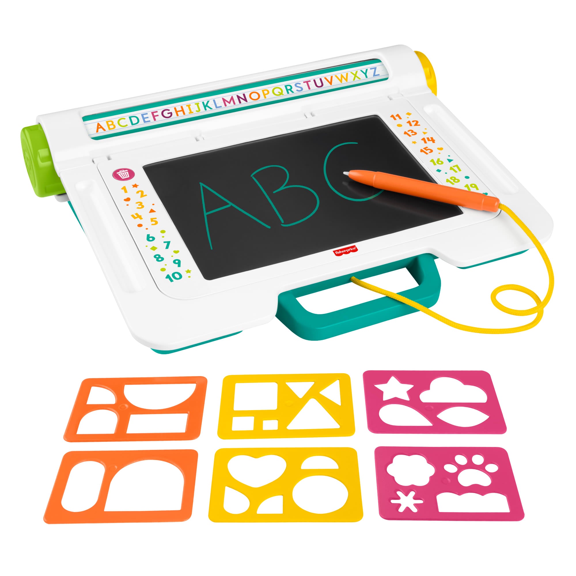 ixllig8omx3c14hjhnef Fisher-Price Learn & Doodle Desk, Mess-Free Writing & Drawing Tablet With Lcd Screen For Kids - Image 1