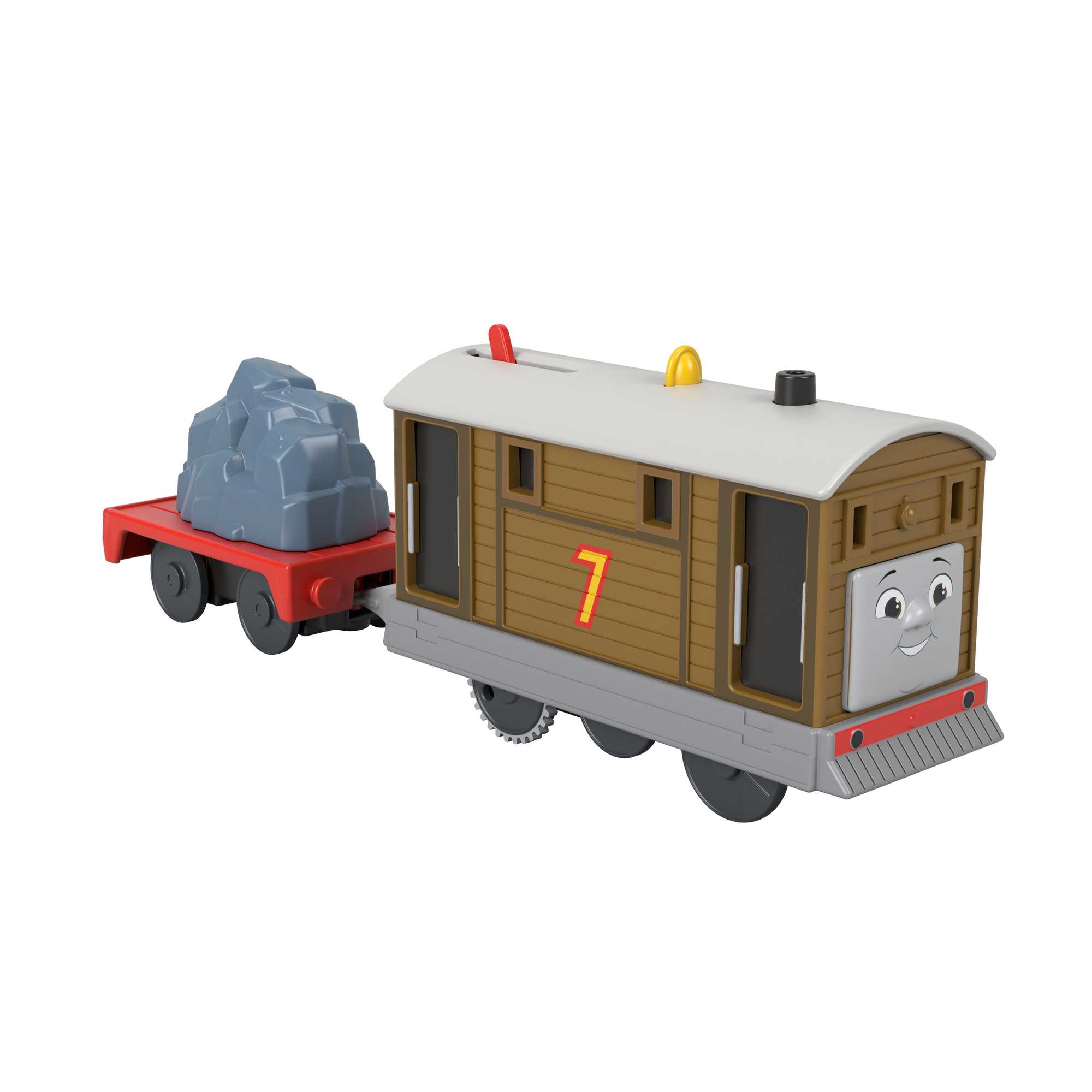 iyuzidjsmm6g7snejv0w_fd118ca2-5324-4052-8230-cc4b928ec2be Thomas & Friends Toby Motorized Toy Train Engine With Cargo For Preschool Kids - Image 1