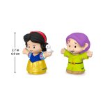 Disney Princess Snow White & Dopey Little People Toddler Figure Set, 2 Pieces - Image 3