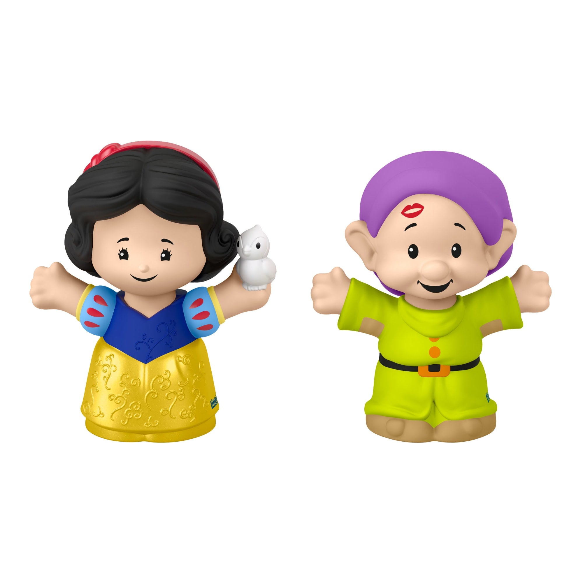 jcmqgd3qoi0ocfw5qdug Disney Princess Snow White & Dopey Little People Toddler Figure Set, 2 Pieces - Image 1