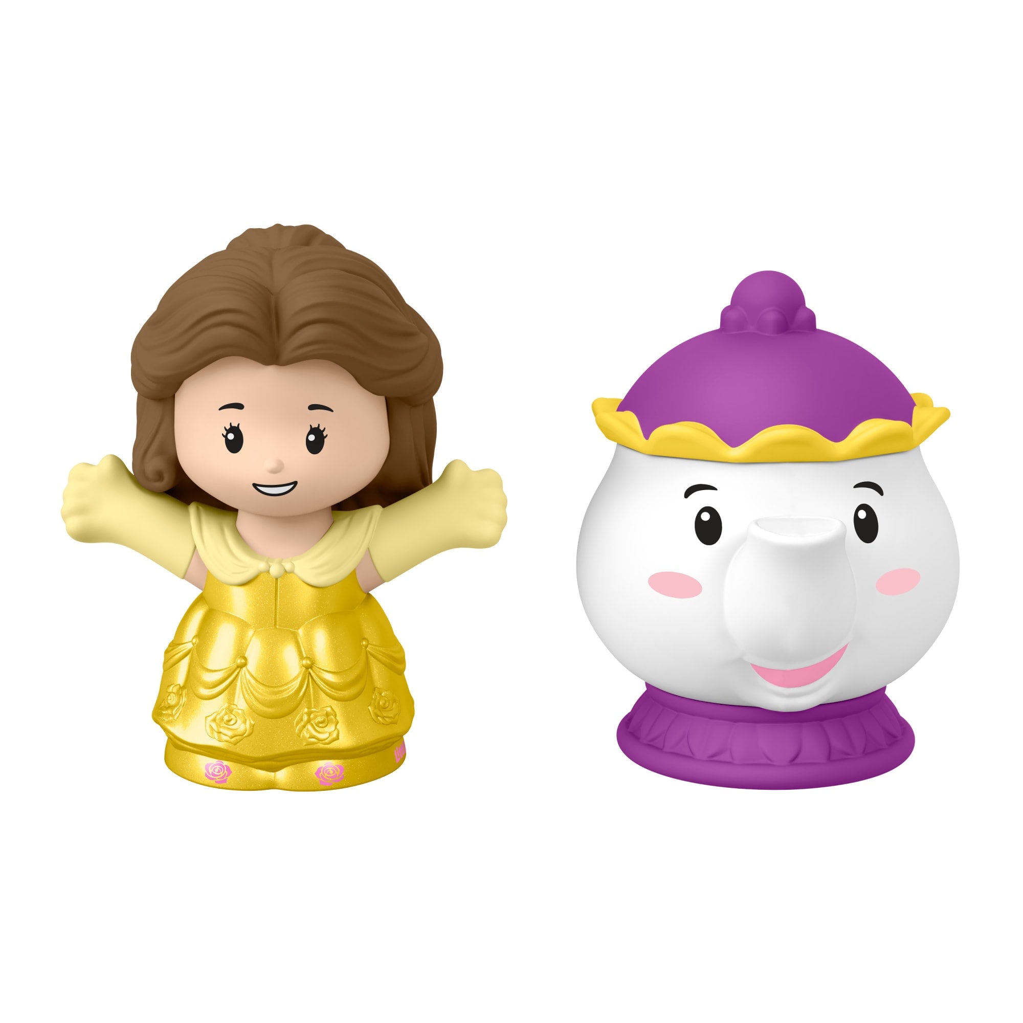 jempfnuazjamnjufh0yn-1 Little People Disney Princesa Juguete para Bebés Figuras de Bella y Potts - Image 1