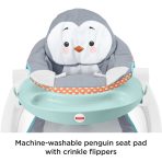 Fisher-Price Sit-Me-Up Floor Seat Portable Baby Chair With Snack Tray & Toys, Penguin Island - Image 4