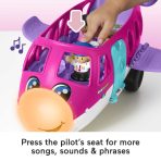 Little People Barbie Toy Airplane With Lights Music And 3 Figures, Little Dream Plane, Toddler Toys - Image 4