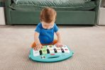 Fisher-Price Glow And Grow Kick & Play Piano Gym Baby Playmat With Musical Learning Toy, Blue - French Version - Image 4