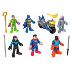 Imaginext DC Super Friends Deluxe Figure Pack Batman Toys For Preschool Kids, 9 Pieces - Image 4
