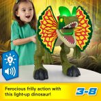 Imaginext Jurassic World Thrash Attack Dilophosaurus Dinosaur Toy With Lights & Sounds For Kids - Image 2