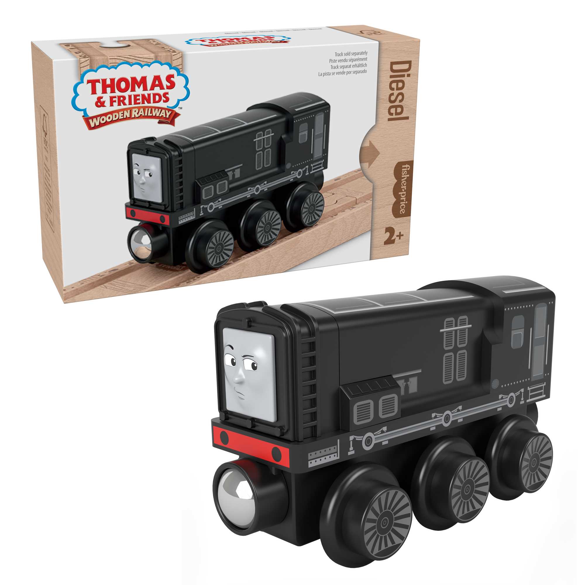 kh6vs6m73dhf7hmouopr.jpg Fisher-Price Thomas & Friends Wooden Railway Diesel Engine - Image 1