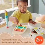 Fisher-Price Wooden Musical instruments Gift Set Toddler Creative Play, 6 Wood Pieces - Image 2
