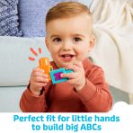 MEGA BLOKS First Builders ABC Musical Train Toy Building Blocks With Music (50 Pieces) For Toddler - Image 4