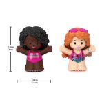 Fisher-Price Little People Barbie Swimming Figure Pack, 2 Characters For Toddlers - Image 4
