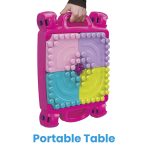 MEGA Bloks First Builders Build 'n Learn Table Block Toy With Storage (30 Pieces) For Toddler - Image 5