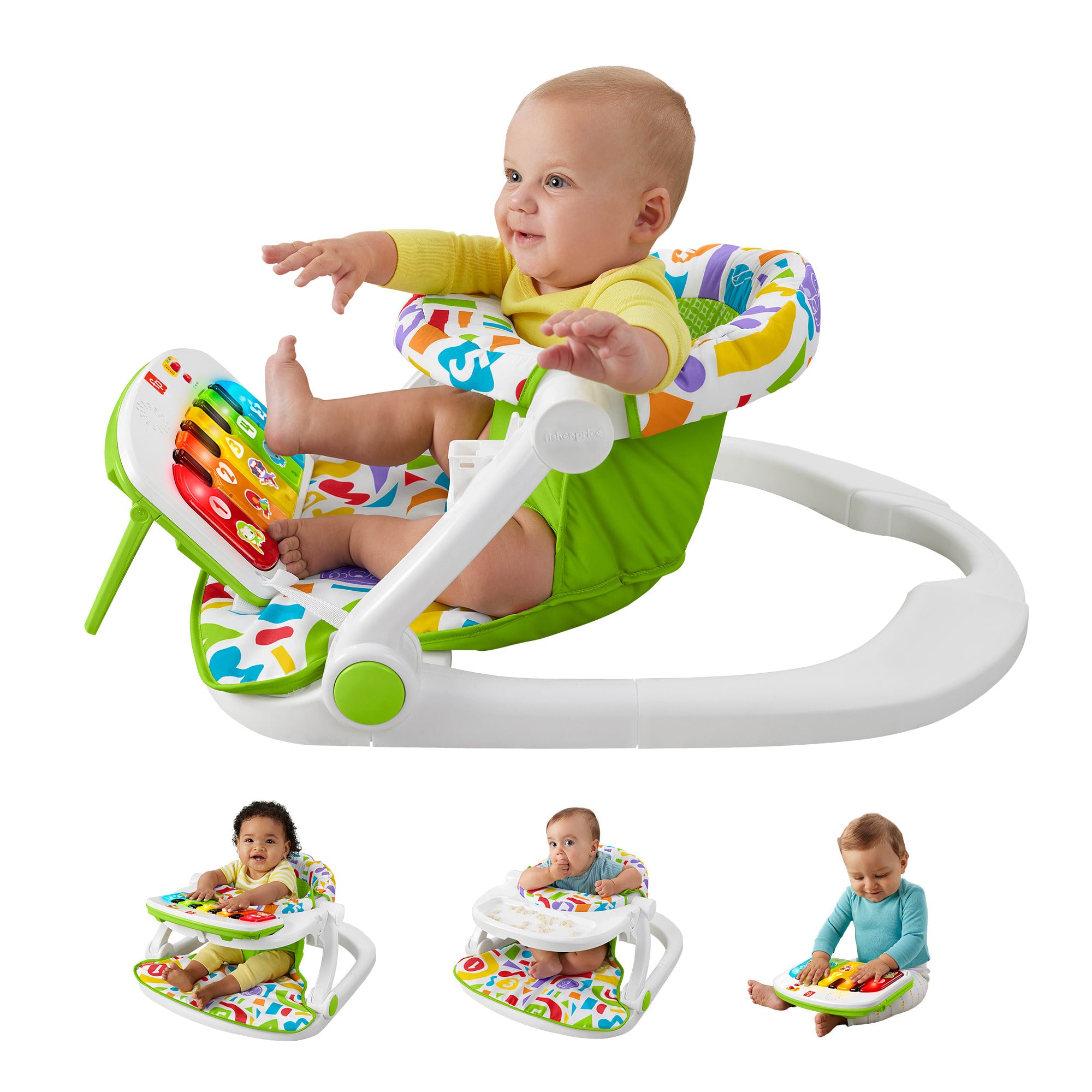 kp6z8reiilfdmmewx99p_e3d72241-abde-4777-a0d2-49320a18fede Fisher-Price Kick & Play Deluxe Sit-Me-Up Seat Portable Chair & Learning Toy For Baby & Toddler - Image 1