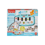 Fisher-Price Glow And Grow Kick & Play Piano Gym Baby Playmat With Musical Learning Toy, Blue - French Version - Image 6