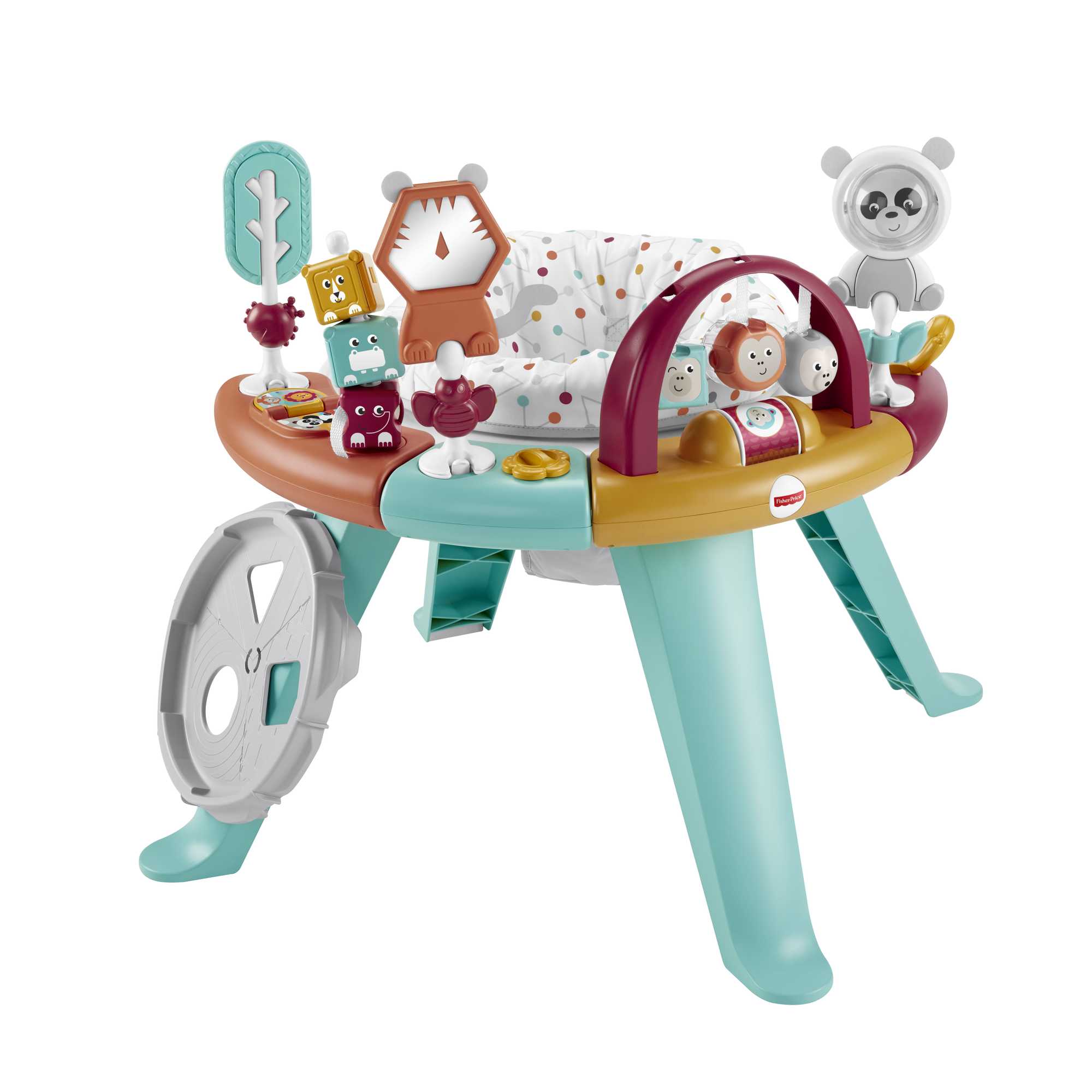 kpritaql5k5gynsjvczh Fisher-Price 3-in-1 Spin & Sort Activity Center - Watermelon Mint - Image 1