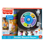 Fisher-Price Rockin' Record Player Musical Toy For Preschool Pretend Play - Image 6
