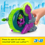 Imaginext DC Super Friends Lex Luthor Spinning Saw Vehicle & Figure Set For Preschool Kids - Image 2