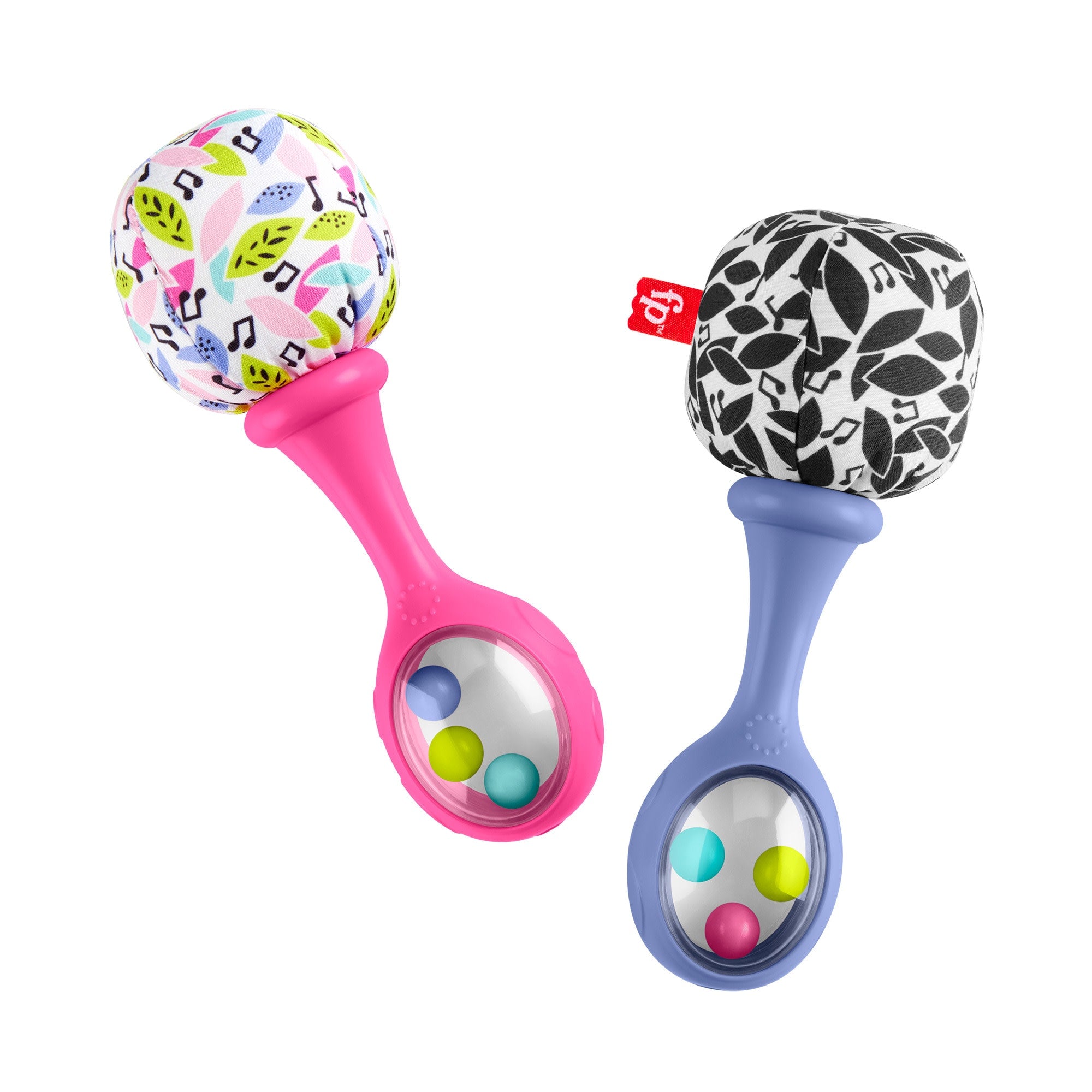 llovwrrkncsle9qmkrfs Fisher-Price Rattle 'n Rock Maracas Set Of 2 Baby Rattles, Newborn Toys, Pink - Image 1