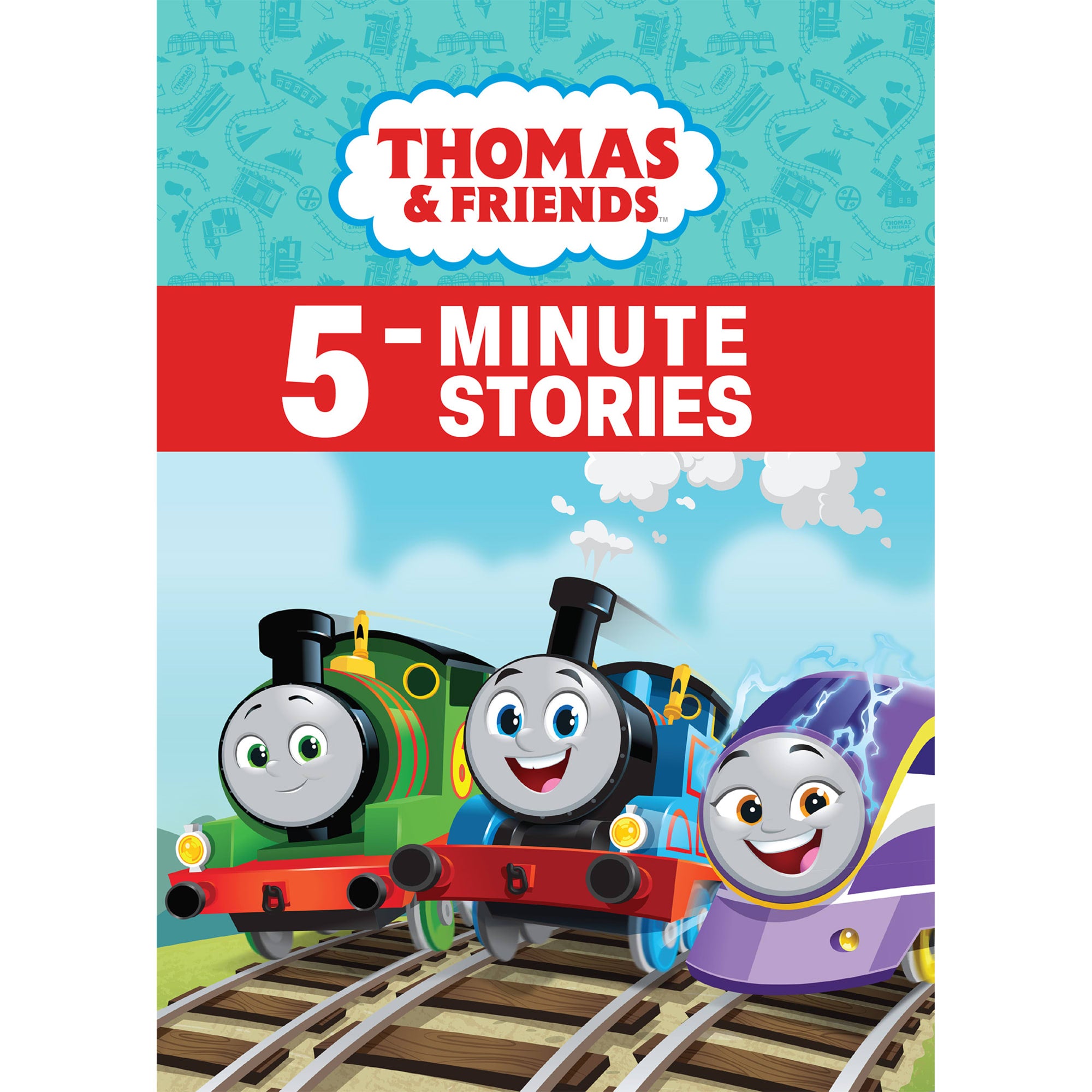 lp7tpumwayw54agvndvd.jpg Thomas & Friends: 5-Minute Stories Book (Ages 3 - 7) | Mattel - Image 1