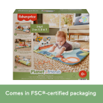 Fisher-Price Planet Friends Roly-Poly Panda Baby Activity Play Mat With 2 Toys - Image 6