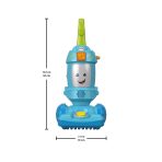 Fisher-Price Laugh & Learn Light-Up Learning Vacuum Electronic Toddler Push Toy - Image 3