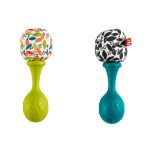 Fisher-Price Rattle 'n Rock Maracas Set Of 2 Baby Rattles, Newborn Toys, Neutral Colors - Image 5