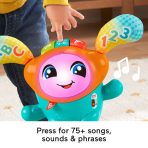 Fisher-Price DJ Bouncin' Beats Electronic Baby & Toddler Learning Toy, Multilanguage Version - Image 3
