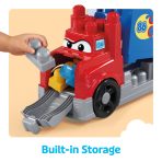 MEGA Bloks First Builders Build & Race Rig Toy Blocks (19 Pieces) For Toddler - Image 5