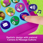 Fisher-Price Barney's World Hey Barney Phone Musical Toddler Toy With Lights For Kids, Multilanguage Version - Image 4