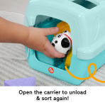 Fisher-Price Fp Pets Sort & Stow Pet Carrier Baby & Toddler Shape Sorting Toy, 8 Blocks - Image 4