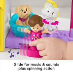Little People Barbie Playset With Music And Sounds, Play And Care Pet Spa, Toddler Toy, 4 Pieces - Image 3