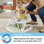 Fisher-Price Sit-Me-Up Seat Portable Baby Chair With Snack Tray And Newborn Toys, Puppy Perfection - Image 5