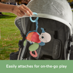 Fisher-Price Planet Friends Sea Me Bounce Turtle Baby Stroller Toy With Sensory Details Newborns - Image 5