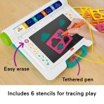 Fisher-Price Learn & Doodle Desk, Mess-Free Writing & Drawing Tablet With Lcd Screen For Kids - Image 3