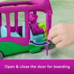 Fisher-Price Barney's World Adventure Bus Push-Along Toy & Barney Figure For Kids, 2 Pieces - Image 4