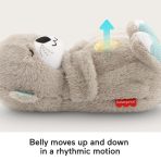 Fisher-Price Soothe 'n Snuggle Otter, Plush Baby Toy, Sound Machine With Breathing Motion - Image 3