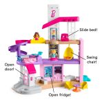 Fisher-Price Little People Barbie Little Dreamhouse Toddler Playset With Music & Lights, 7 Pieces - Image 5