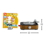 Fisher-Price Rockin' Record Player Musical Toy For Preschool Pretend Play - Image 6