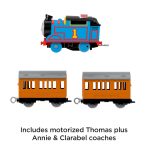 Thomas & Friends Talking Thomas With Annie & Clarabel Motorized Toy Train With Sounds & Phrases - Image 5