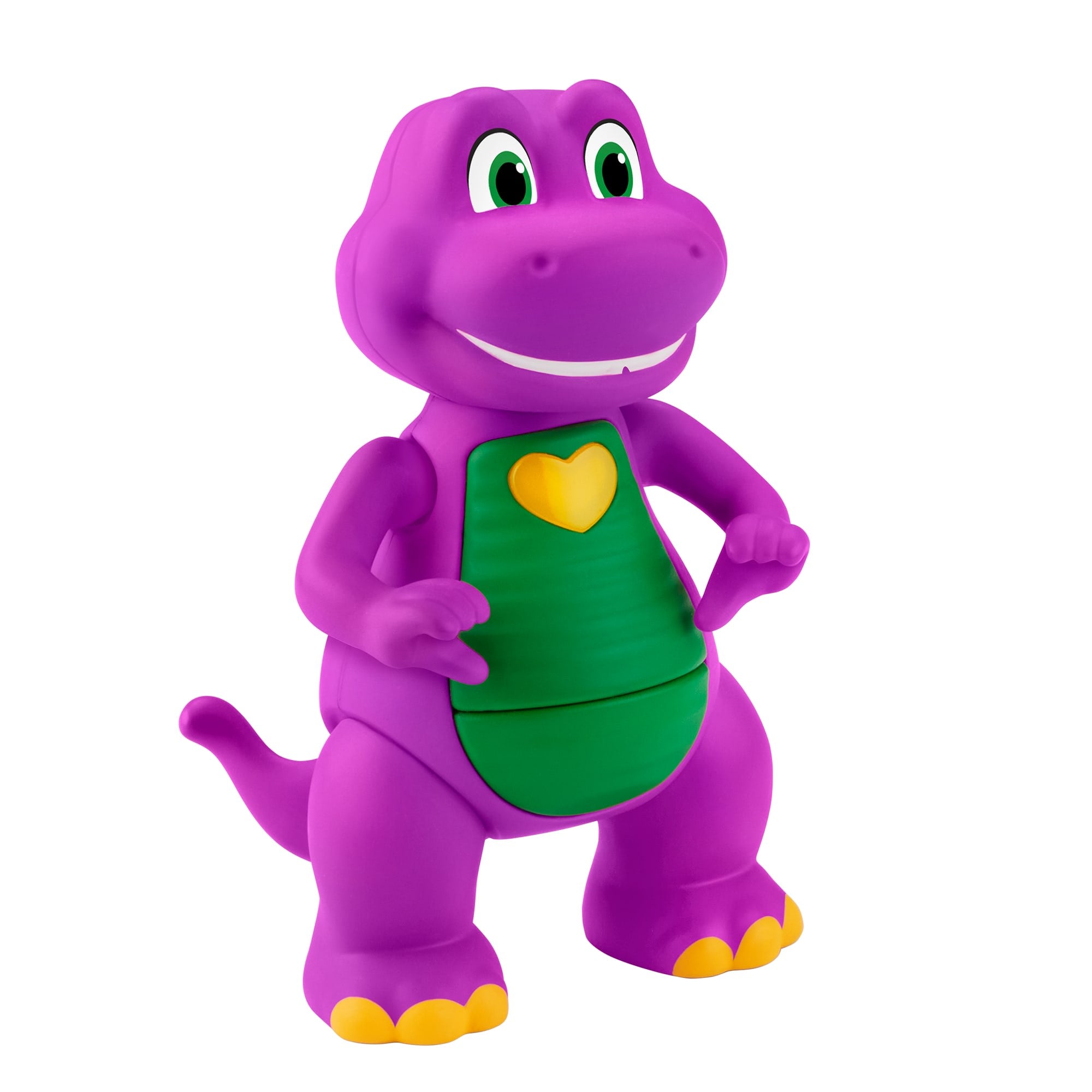 oajeh1ggdadzasxdrx2m_ab5ecae4-ed84-4b01-9152-462d8cbe6407 Fisher-Price Barney's World Heart Hands Barney Toy Figure With Music & Lights For Kids - Image 1
