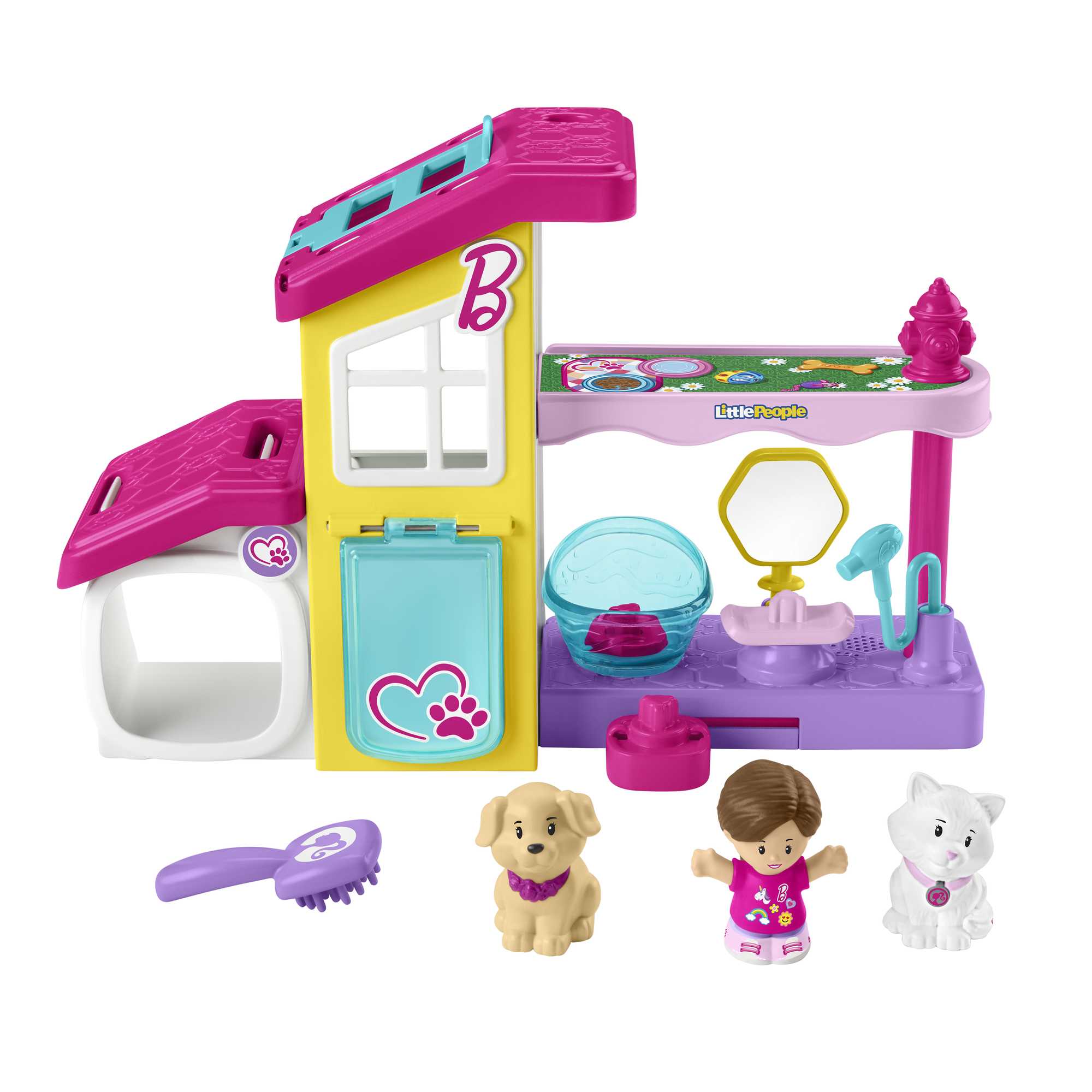 odtlgivigvjnjl2aueor_c7e32311-7b53-4f19-a4c4-b557e289ae77 Little People Barbie Le Salon de Toilettage, Musique, Sons, 4 Élém. - Image 1