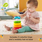 Fisher-Price Rock-A-Stack Baby Toy, Ring Stacking Toy, Plant-Based Materials, Infant And Toddler Toy - Image 3